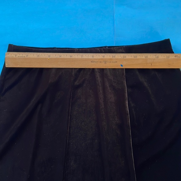 Velvet A-line midi skirt size M NWOT - Picture 4 of 7